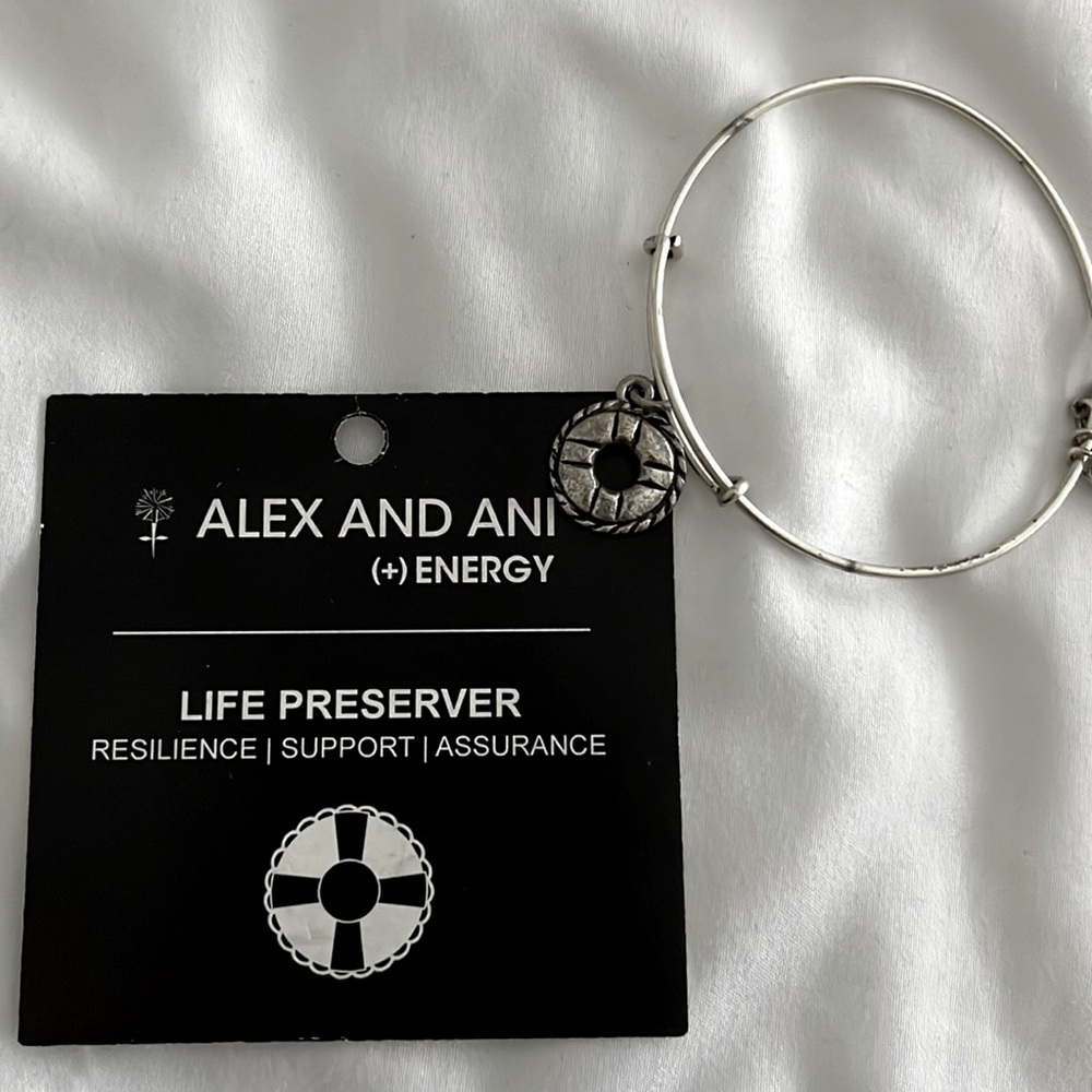 Alex and Ani life preserver bracelet